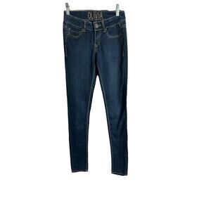 dELiA*s OLIVIA Womens Juniors Skinny Leg Jeans Sz 1